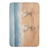 Sandpferde am Meer Badematte (Vorderseite Vertikal)