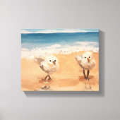 Sandpferde am Meer - Canvas Print Leinwanddruck (Vorderseite)