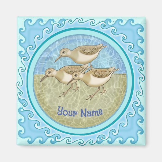 Sandpferde Magnet (Vorne)