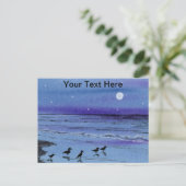 Sandpferde Postkarte (Stehend Vorderseite)