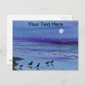 Sandpferde Postkarte (Vorne/Hinten)