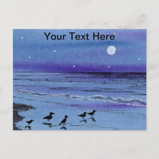 Sandpferde Postkarte (Vorderseite)