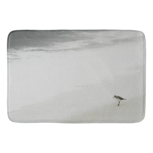 Sandpiper am Strand Badematte (Vorderseite)