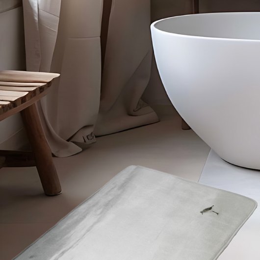 Sandpiper am Strand Badematte