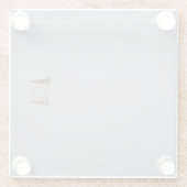 Sandpiper am Strand Glasuntersetzer (Rückseite)