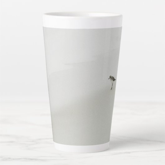 Sandpiper am Strand Milchtasse (Vorderseite)