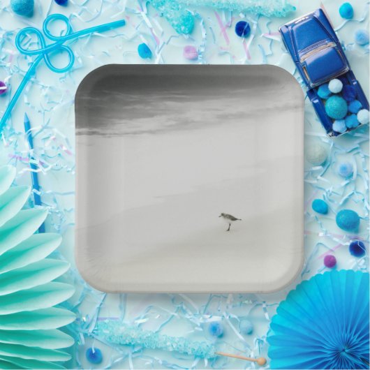 Sandpiper am Strand Pappteller (Party)