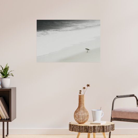 Sandpiper am Strand Poster (Wohnzimmer 3)