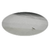 Sandpiper am Strand Schneidebrett (Ecke)