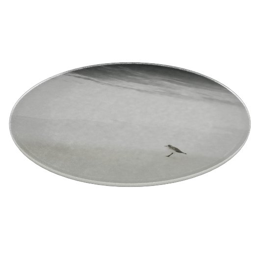 Sandpiper am Strand Schneidebrett (Ecke)