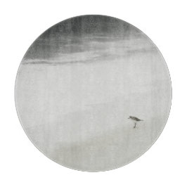 Sandpiper am Strand Schneidebrett
