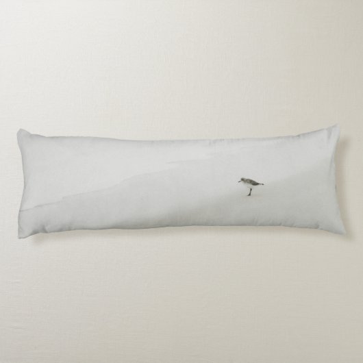 Sandpiper am Strand Seitenschläferkissen (Rückseite)