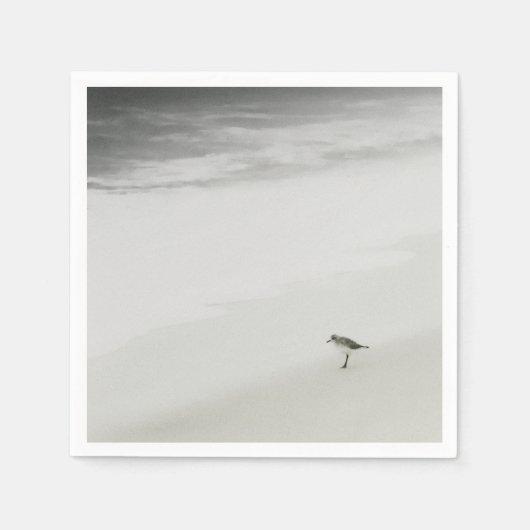 Sandpiper am Strand Serviette (Vorderseite)