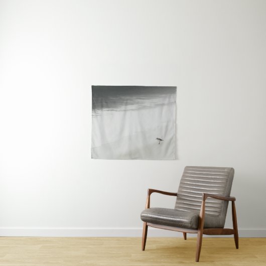 Sandpiper am Strand Wandteppich (Beispiel (Horizontal))