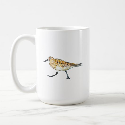 Sandpiper Beach Shorebird Kaffeetasse (Links)