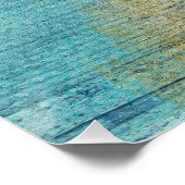 Sandpiper Beach Shorebird Wetterkunst Print Poster (Ecke)