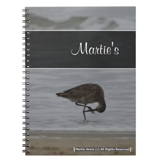 Sandpiper Bows Notebook Notizblock (Vorderseite)