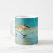 Sandpiper Coastal Bird Wading Ocean Beach Kaffeetasse (Vorderseite Links)
