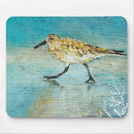 Sandpiper Coastal Bird Wading Ocean Beach Mousepad