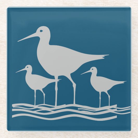 Sandpiper Glass Untersetzer (Vorderseite)