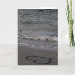 Sandpiper in Liebe Karte