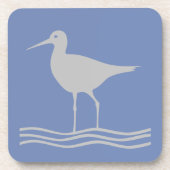 Sandpiper Long Bird Getränkeuntersetzer (Vorderseite)