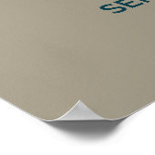 Sandpiper-Migrationskarte - Minimalistisch Poster (Ecke)