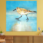 Sandpiper North American Wading Shorebird Leinwand (Insitu (Wohnzimmer))