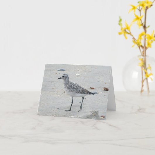 Sandpiper Note Card Karte (Gelbe Blume)