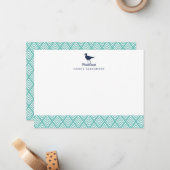 Sandpiper Personalisiert Stationery Flat Cards Mitteilungskarte (Vorderseite/Rückseite Beispiel)