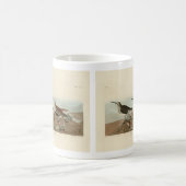 Sandpiper, rot unterlegt - Audubons Vögel in Ameri Kaffeetasse (Mittel)