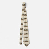 Sandpiper, rot unterlegt - Audubons Vögel in Ameri Krawatte (Rückseite)