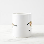 Sandpiper Shorebird Coastal Beach Art Kaffeetasse (Mittel)