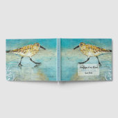 Sandpiper Shorebird Coastal Beach House Gästebuch (Voll)