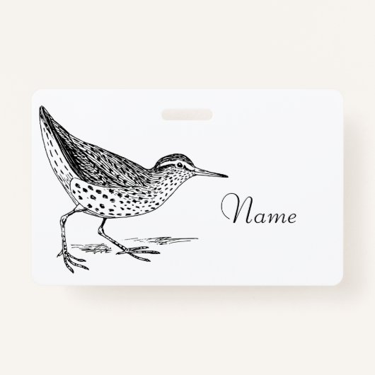 Sandpiper Shorebird Thunder_Cove Ausweis (Vorderseite)