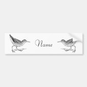 Sandpiper Shorebird Thunder_Cove Autoaufkleber (Vorne)