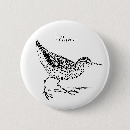 Sandpiper Shorebird Thunder_Cove Button (Vorderseite)
