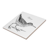 Sandpiper Shorebird Thunder_Cove Fliese (Seite)