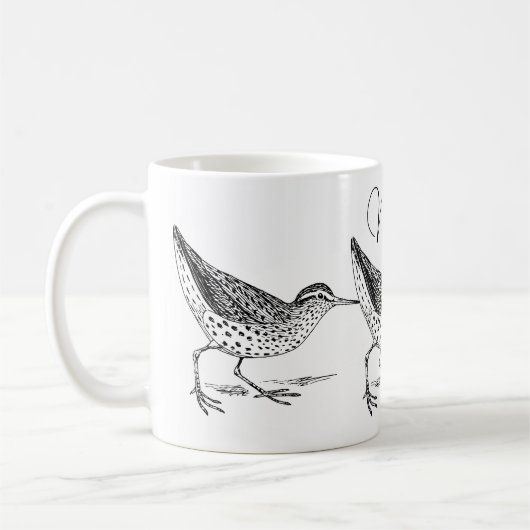 Sandpiper Shorebird Thunder_Cove Kaffeetasse (Links)