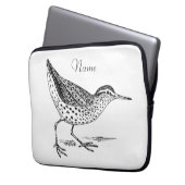 Sandpiper Shorebird Thunder_Cove Laptopschutzhülle (Vorderseite Links)