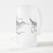 Sandpiper Shorebird Thunder_Cove Mattglas Bierglas (VorderseiteRechts)