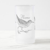 Sandpiper Shorebird Thunder_Cove Mattglas Bierglas (Mittel)