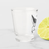 Sandpiper Shorebird Thunder_Cove Schnapsglas (Links)