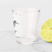 Sandpiper Shorebird Thunder_Cove Schnapsglas (Rechts)