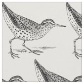 Sandpiper Shorebird Thunder_Cove Stoff (Nahaufnahme)