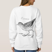 Sandpiper Shorebird Thunder_Cove Sweatshirt (Rückseite)