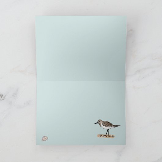 Sandpipers-Karte (Innenseite)