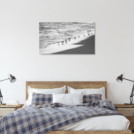 Sandpipers Leinwanddruck (Insitu (Schlafzimmer))