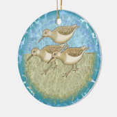 Sandpipers-Ornament Keramik Ornament (Links)