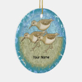 Sandpipers-Ornament Keramik Ornament (Rechts)